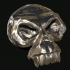 skull head ornate halloween image