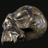 skull head ornate halloween image