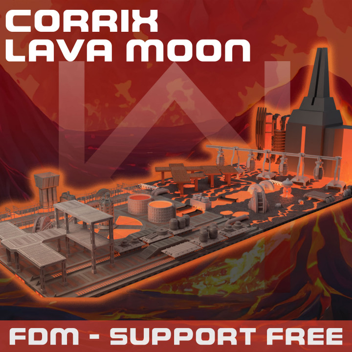 Corrix the Lava Moon Terrain Complete Set's Cover