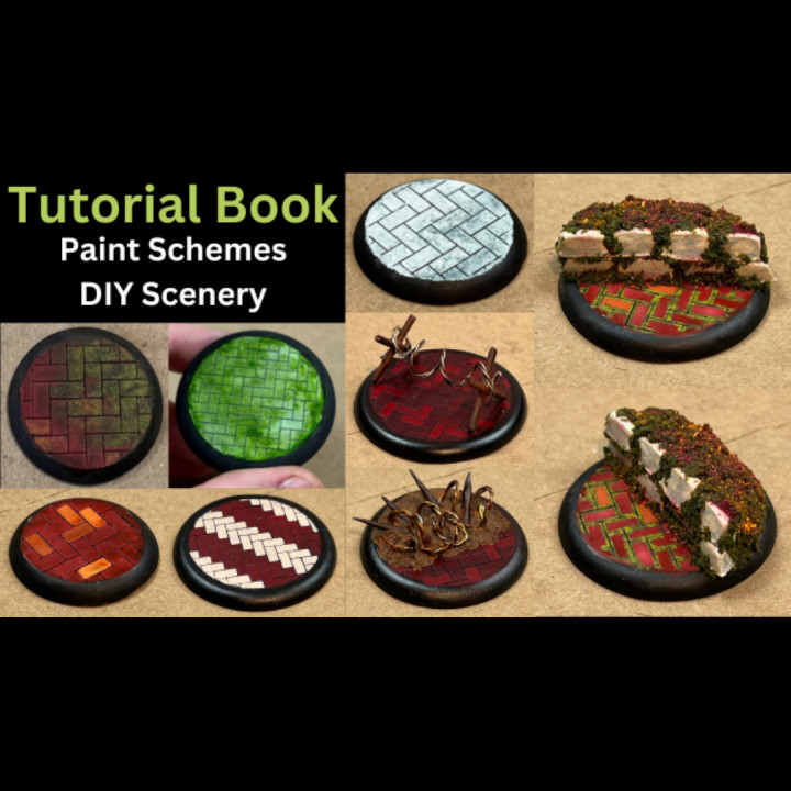 Tutorial Book - Herringbone Bases and Scenery's Cover