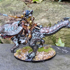 Picture of print of XENOSAUR BEASTMASTER TYRANNO SNAPPER CAHTNEHL