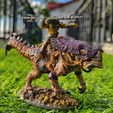 Picture of print of XENOSAUR BEASTMASTER TYRANNO SNAPPER CAHTNEHL