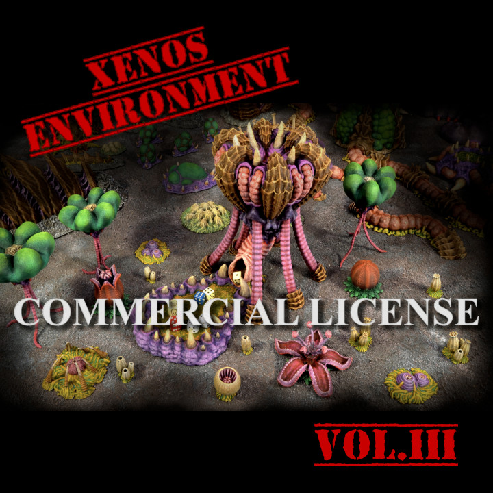 Amengual Vol The 3D Xenos by - - Printable Tower Dice III Environment Dani