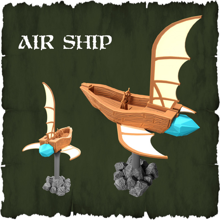 Air Ship - TABLETOP TERRAIN DND RPG SCATTER's Cover