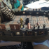 Movable Cannon Ship FOR DND board games 28MM miniature image