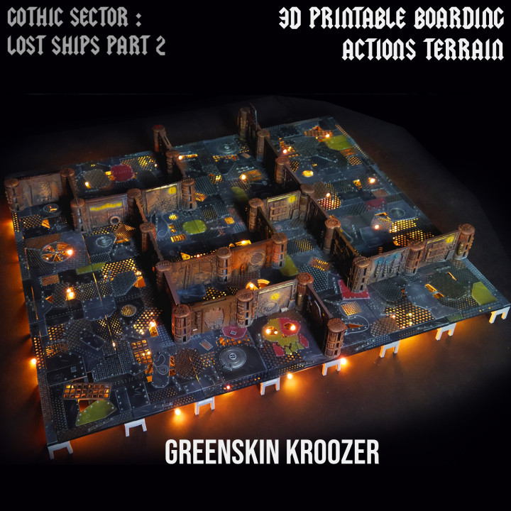 Greenskin Kroozer - A boarding action terrain's Cover