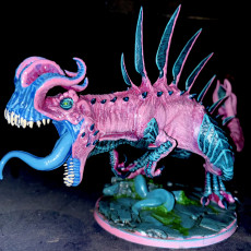 Picture of print of Cerebrasaurus Rex | PRESUPPORTED | The Caverns of Aberrant Horror