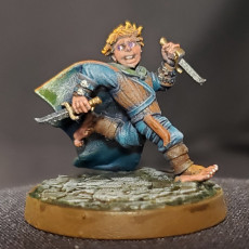 Picture of print of Quinkin, Halfling Rogue | PRESUPPORTED | The Caverns of Aberrant Horror