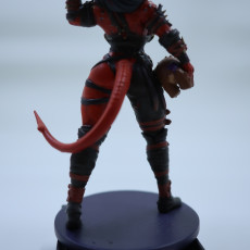 Picture of print of Infernal Tiefling Barbarian