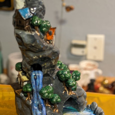 Picture of print of Mountain Village - Dice Tower