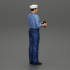 navy holding binoculars image