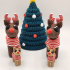 Crocheted Reindeer print image