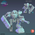 Transforming Robot / War Machine / Skeleton Soldier / Exoskelet Warrior / Space War Construct / Steampunk Battle Robot / Invasion Army / Cyberpunk Droid / Sci-Fi Encounter image