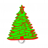 MINIATURE CHRISTMASS TREE KEYCHAIN / EARRINGS / NECKLACE image