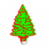 TWINKLING CHRISTMASS TREE KEYCHAIN / EARRINGS / NECKLACE image