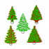 CHRISTMASS TREE KEYCHAIN BUNDLE SET / EARRINGS / NECKLACE image