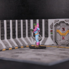 Picture of print of Space Explorer Mya - 32mm Scifi Miniature