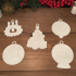 Christmas Ornaments - Pack 2 | Holiday Decorations image