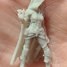Picture of print of Drow Rogue - Valerrith Elgrael - 28/32mm and 75mm