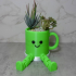 Articulated Planter Pots (Smiley Face) image