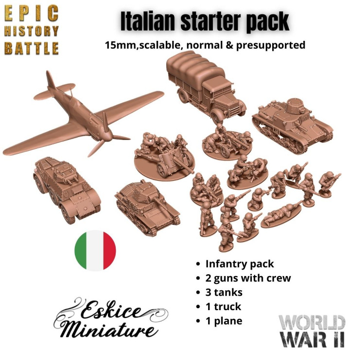 Starter italian WW2 - 15mm for EHB's Cover