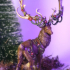 Magic deer set 6 miniatures pre-supported print image