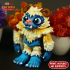 PRINT-IN-PLACE CUTE FLEXI YETI ARTICULATED image