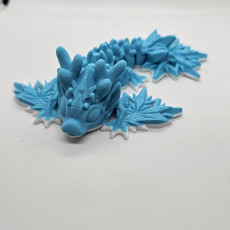 Picture of print of Tiny Winter Wyvern and Dragon