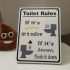 Toilet Rules image