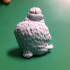 Christmas Owlbear Miniature - Pre-Supported print image