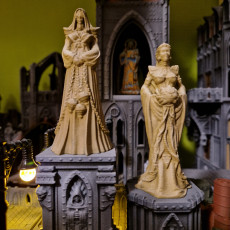 Picture of print of Statues of the Iron City.
