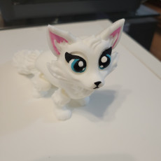 Picture of print of CUTE FLEXI ARCTIC FOX ARTICULATED