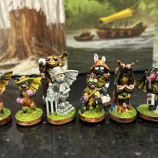 Picture of print of Everdell Upgraded Critters Cats and Bats (Unofficial)