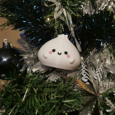 Picture of print of 5 Kawaii Dumplings - Christmas Tree Ornaments