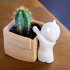 Kawaii Cat with a Planter Box image
