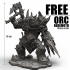 FREE ORC BEHEMOTH 75mm scale image