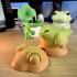 Cute Frog Cable holder / Magsafe Stand - Print-in-Place image