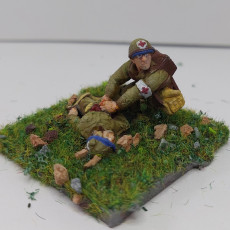 Picture of print of Italian infantry supports - 28mm