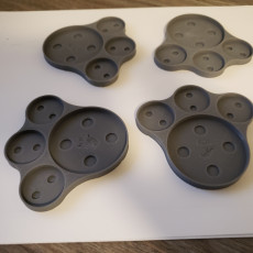 Picture of print of 50mm (x1) 25mm (x3) movement tray