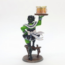 Picture of print of Tavern Maid Orc