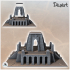Egyptian Temple with Obelisks and Access Stairs (3) - Canyon Sandy Landscape 28mm 15mm RPG DND Nomad Desertland African image