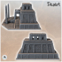 Egyptian Temple with Double Obelisk and Multiple Access Stairs (16) - Canyon Sandy Landscape 28mm 15mm RPG DND Nomad Desertland African image