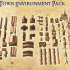 Town Environment Pack - Tabletop Terrain - 28 MM image
