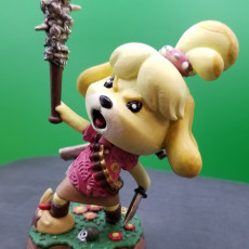 Picture of print of Zombie killer Isabelle