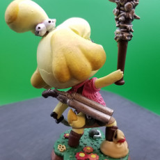 Picture of print of Zombie killer Isabelle