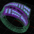 Engagement ring set 3D print model image