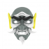 Face Mask - Samurai Hannya Mask -Corona Mask image