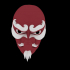 Face Mask - Samurai Mask - Halloween Costume Cosplay image