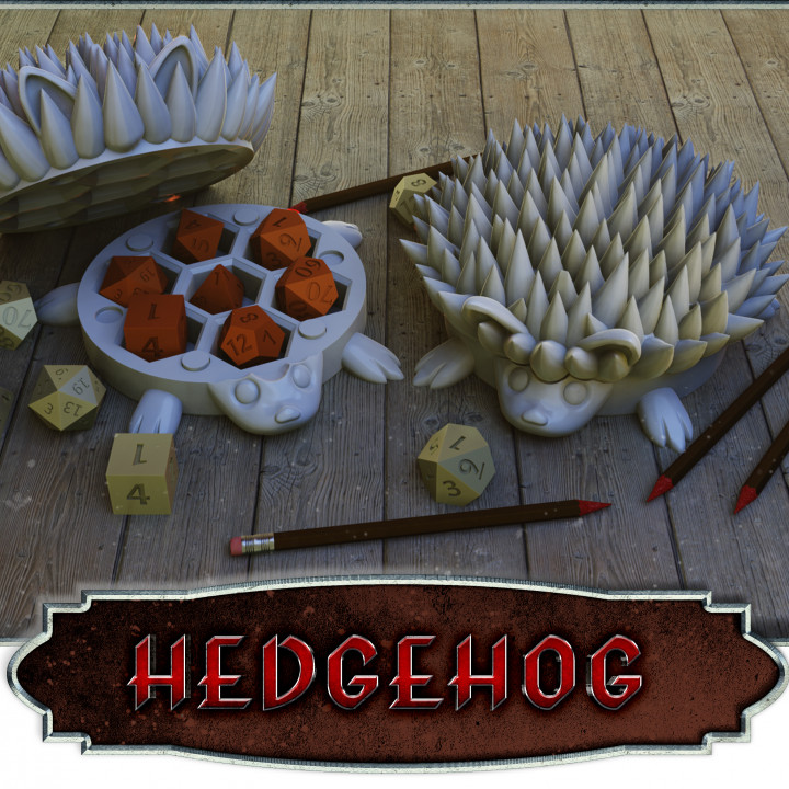 Hedgehog dice holder's Cover