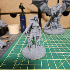Picture of print of Barbarian female -  Anya -  December 2023 - DRAGONBLADE - MASTERS OF DUNGEONS QUEST